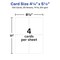Avery Printable Postcards, 4.25" x 5.5", Glossy White, 100 Blank Postcards for Inkjet and Laser Printers (8383)
